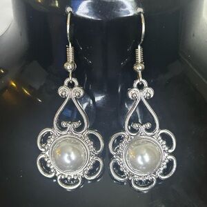Elegant Silver Dangle Earrings